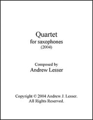 Quartet for Saxophones P.O.D. cover Thumbnail